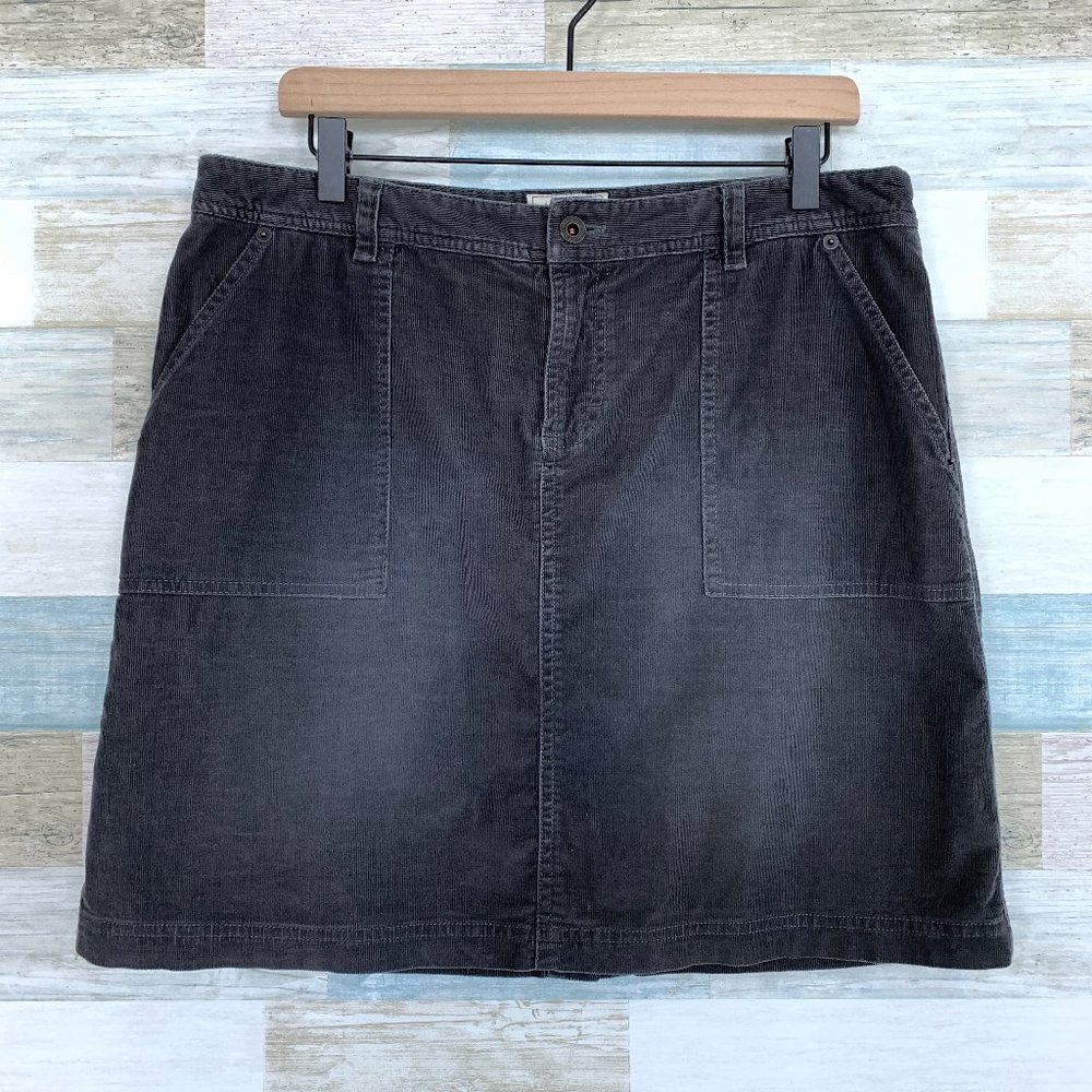 SOLD The North Face Corduroy Utility Skirt Gray - Picture 1 of 7